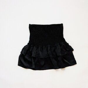 Bershka Shirred Bandeau Top